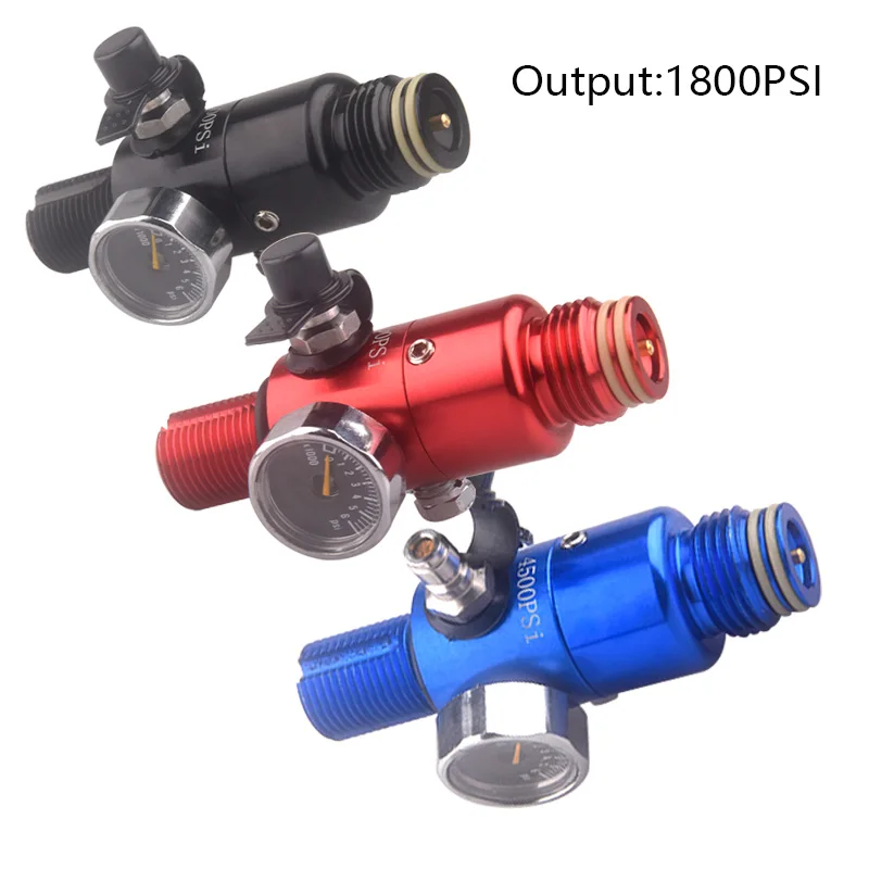 Фото HPA M18 * 1,5 Регулятор давления в баке с аквалангом, адаптер для заправки газового баллона, выход клапана 1800PSI для дайвинга на станцию CO2 №1