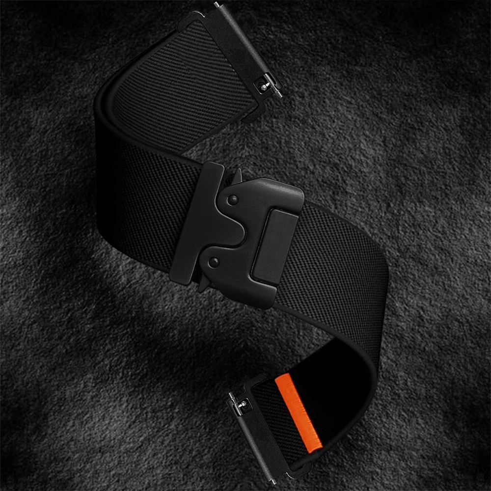Фото Ремешок для часов Xiaomi S4 S3 S2 S1 Active Парашютный нейлоновый браслет correa для часов Xiaomi Цвет 2-цветный спортивный ремешок 18 мм 22 мм №2