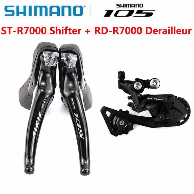 SHIMANO 105 R7000 Groupset Kit 2x11 Speed R7000 Shifter deragliatore posteriore bicicletta da strada leva a doppio comando deragliatore posteriore SS GS