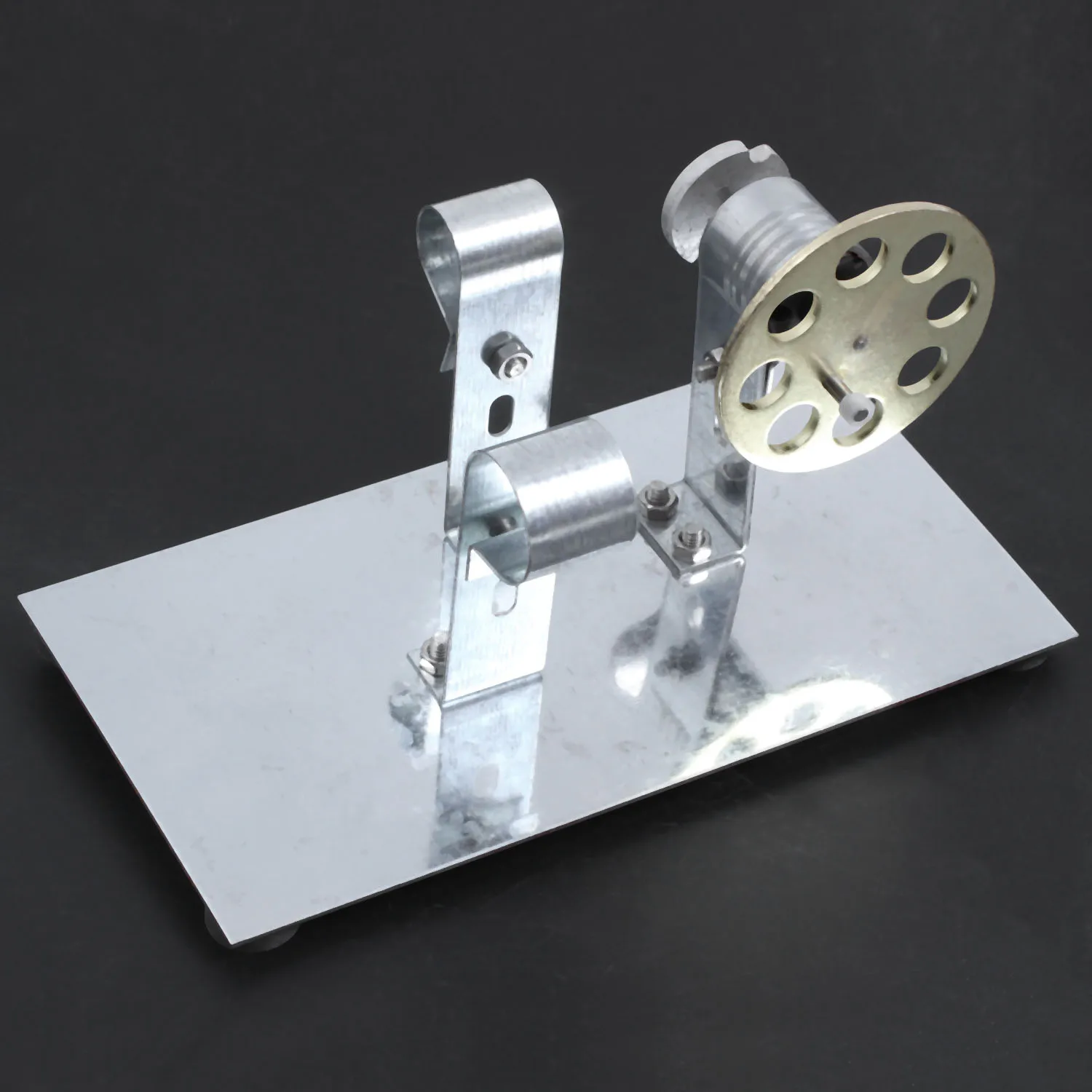 

Hot Air Stirling Engine Model Electric Generator Motor Physics Steam Power Toy