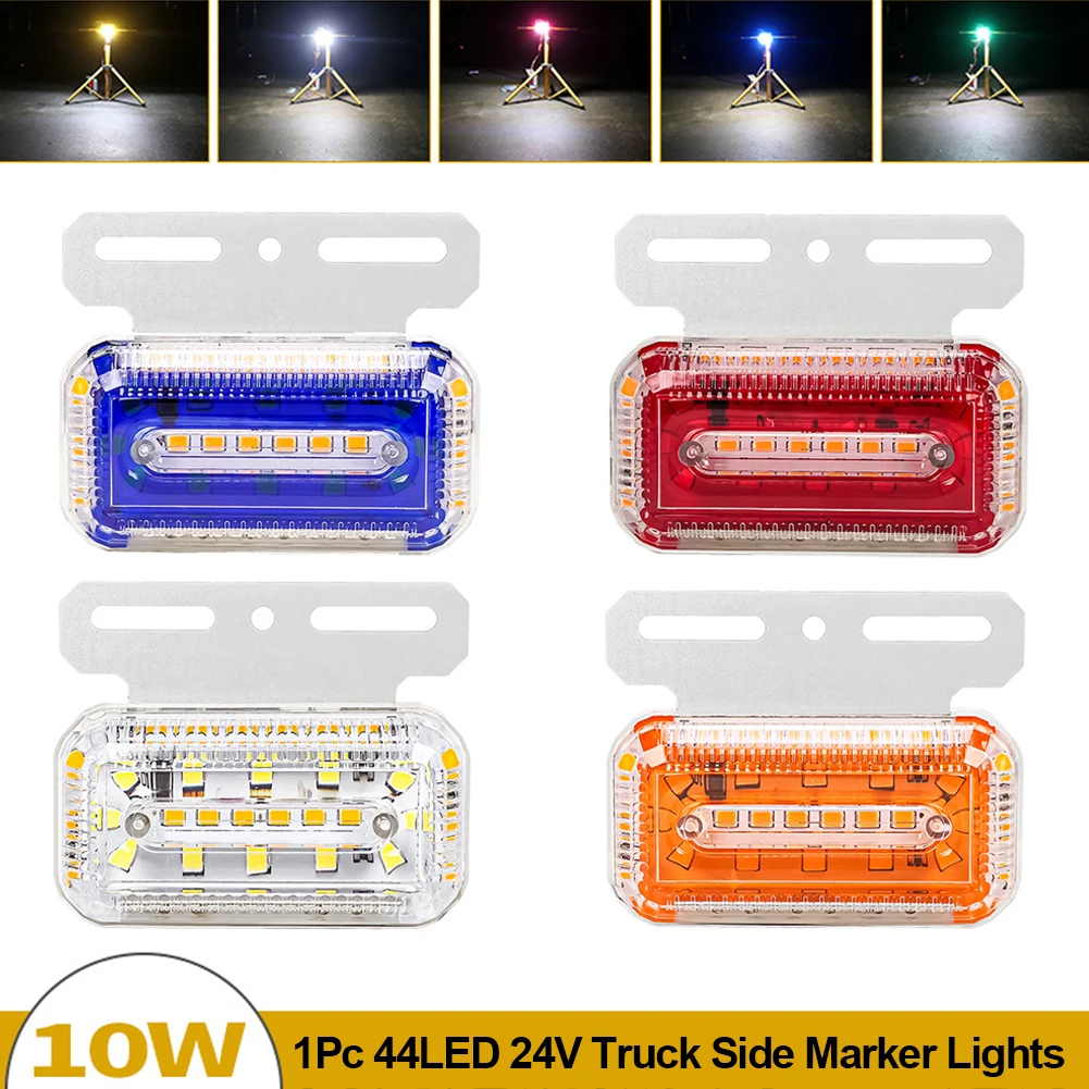 

1 Pc 24V 44 LED Side Marker Lights Car External Lights Signal Indicator Lamps Warning Tail Light Trailer Truck Lorry