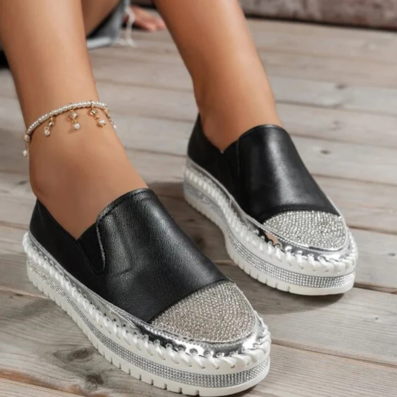 

Женские лоферы на платформе, повседневные кроссовки на толстой подошве, модная уличная обувь, 2022