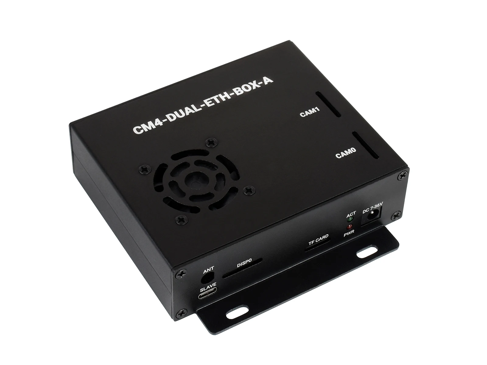 

Двойной гигабитный компьютер ETH на основе CM4 (не входит в комплект), металлический чехол, внешний вид, быстро и легко создавать мини-компьютер