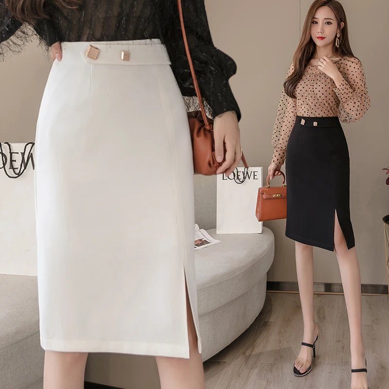 Elegant Office Lady Working Skirt Women 2022