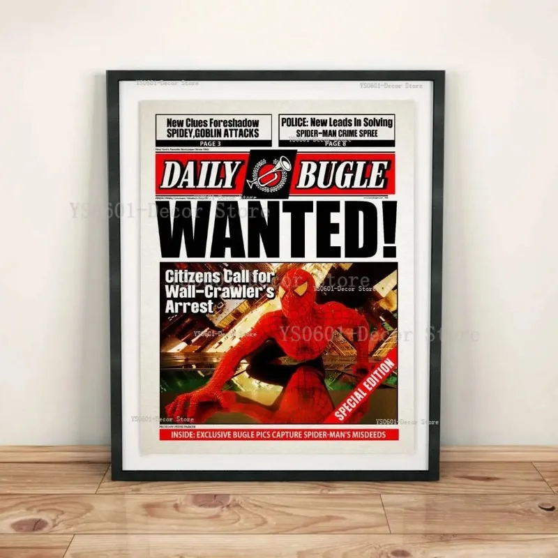 Miniso Disney Marvel Человек-паук ежедневные постеры и принты кино нет возможности ночи