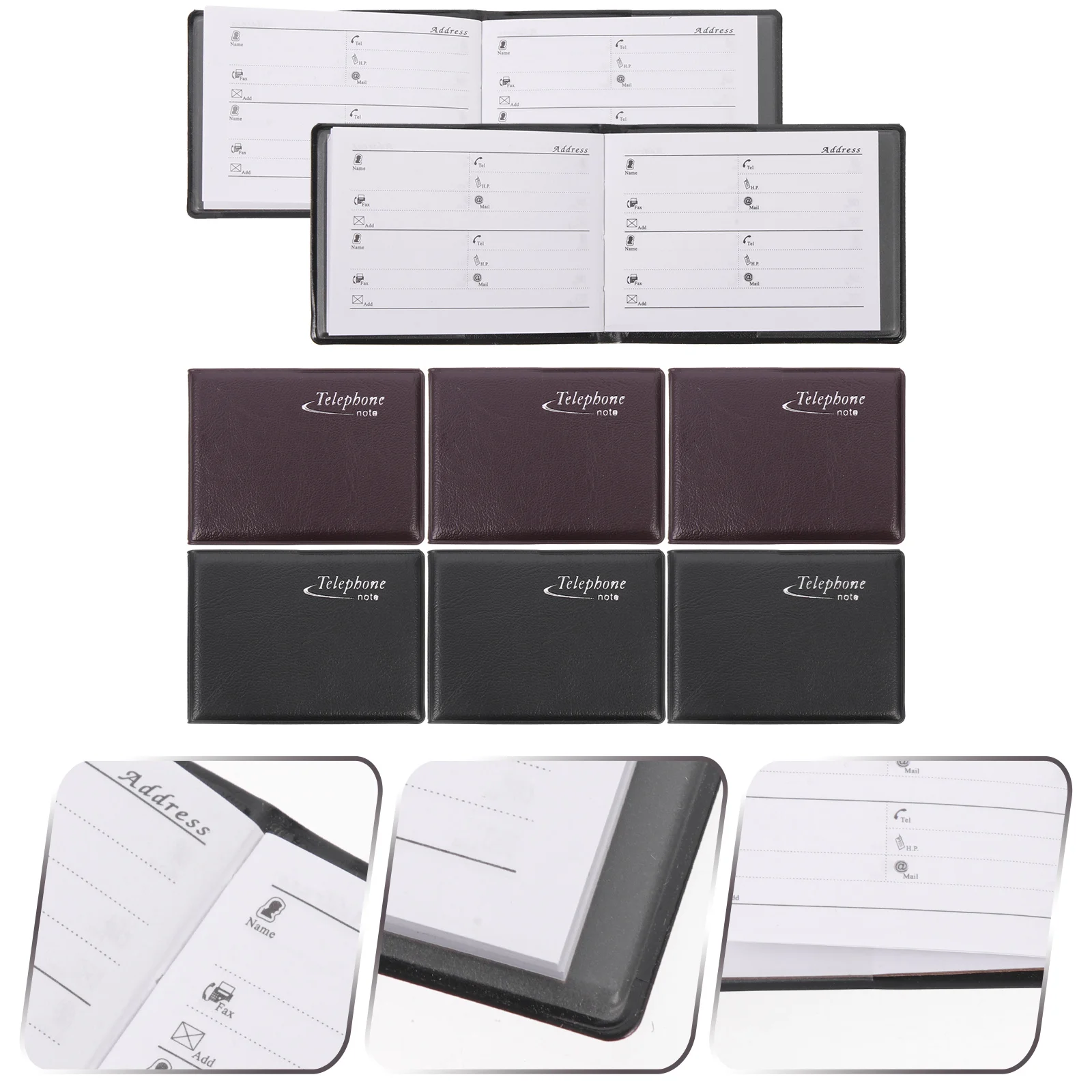 

10Pcs Address Organizer Pocket Book Home Book Address Book for Numbers