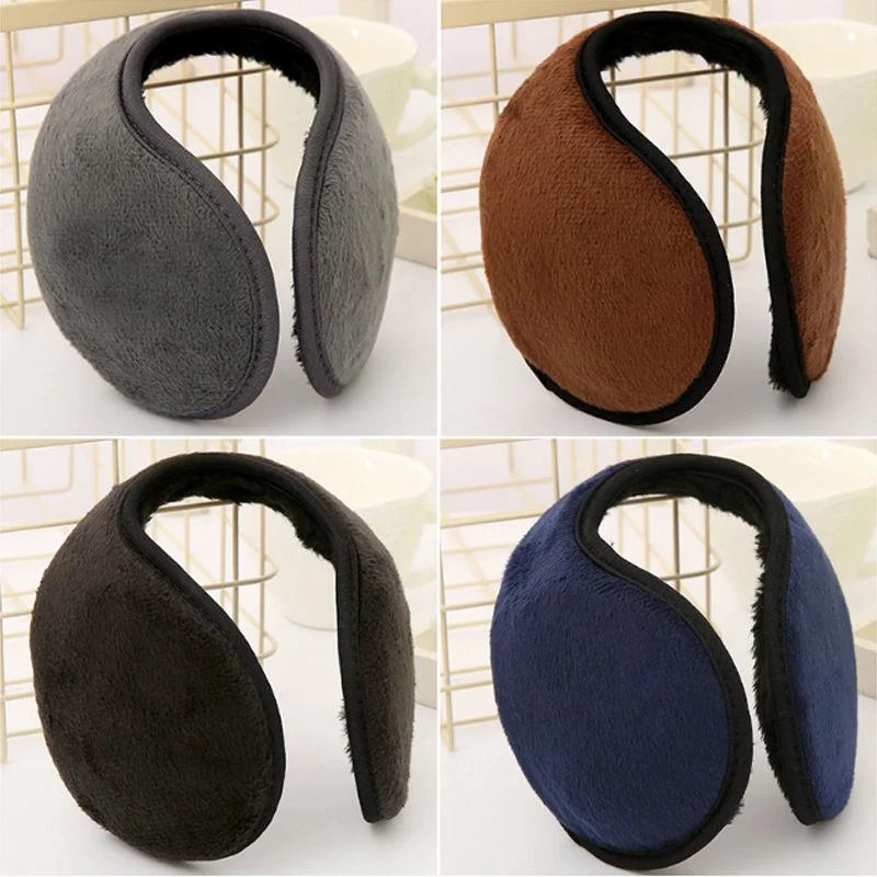 

Winter Thicken Fur Earmuffs Men Women Velvet Ear Cover Outdoor Cycling Skiing Warm Plush Fleece Ear Muffs Antibruit Protector