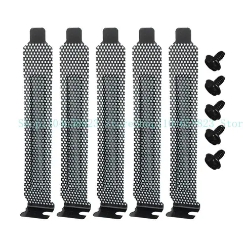 Стальные заглушки слотов PCI 5 шт.