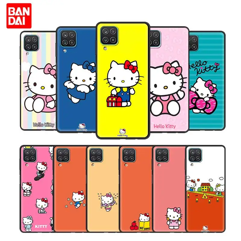 

Hello Kitty Anime Phone Case for Samsung Galaxy A12 A52 A32 A72 A22 A02 A21 A51 A21s A02s 4G 5G Full Cover Protection Coque Cell