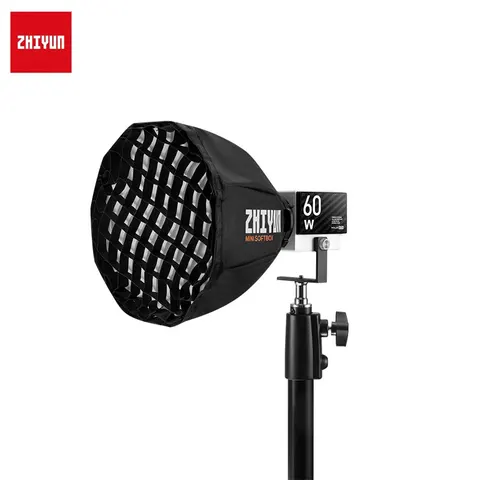 ZHIYUN Mini Softbox Octagon ZY Mount EX1H02 аксессуары для ZHIYUN Molus G60 X100 CINEPEER CX100 COB видеолампа