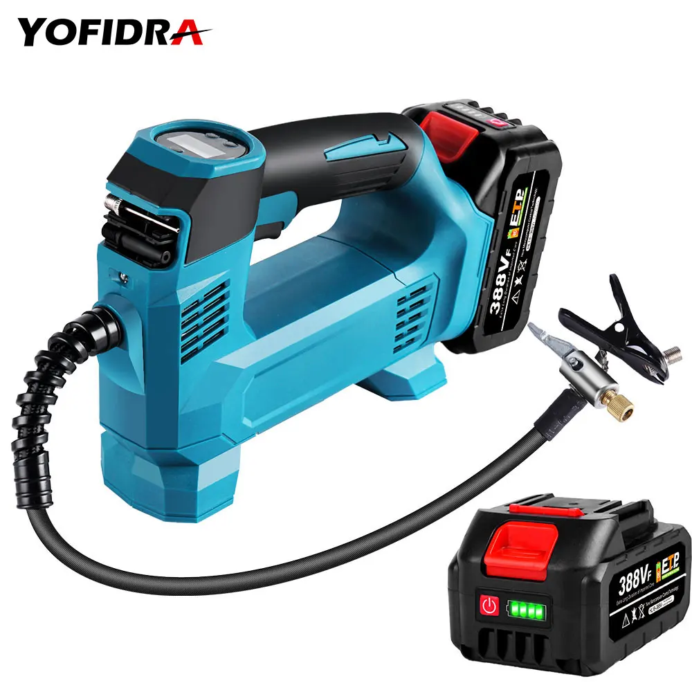 Беспроводной электрический воздушный насос 18 в 10 5 кг/км² литиевая батарея с