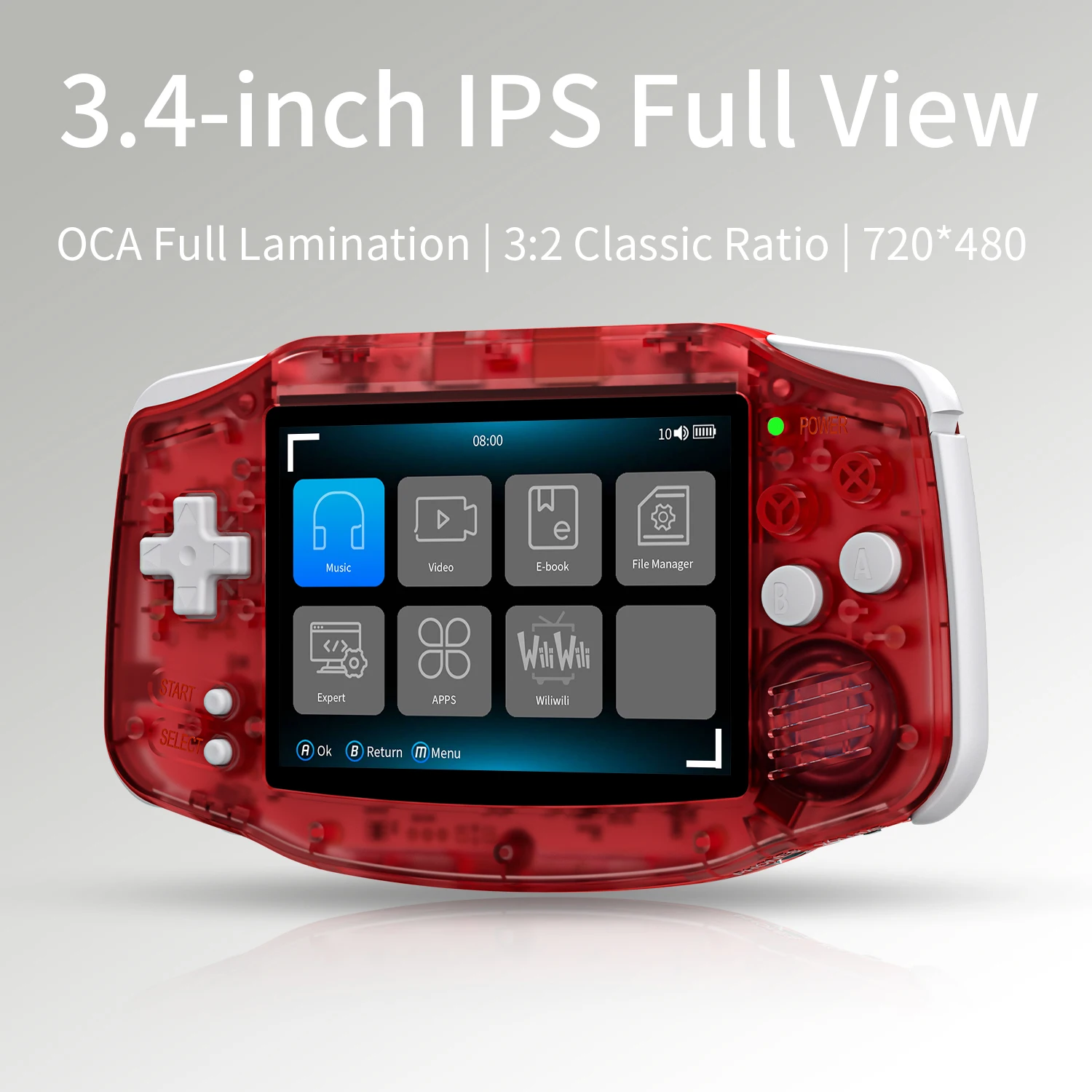 Портативная игровая консоль ANBERNIC RG34XX в стиле ретро 3 4-дюймовый IPS-экран 32G Linux