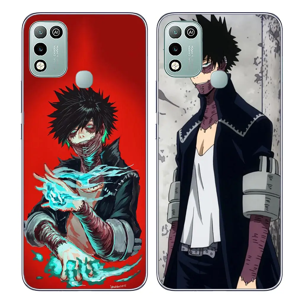 Чехол для телефона Dabi My Hero Академия Motorola Moto G04 G71 G73 G32 G34 E7 G6 G7 G8 G9 G24 Power One Fusion Plus