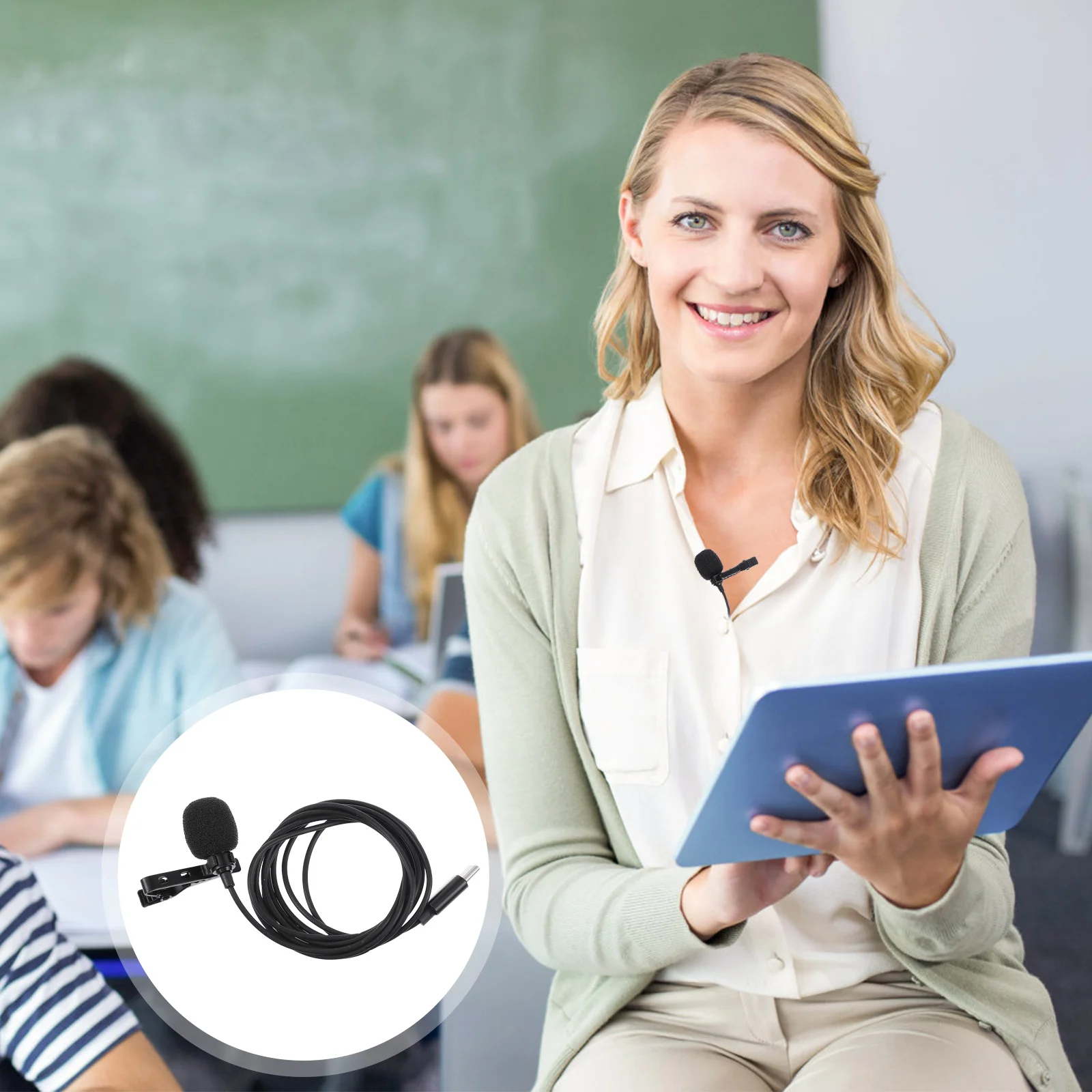 Петличный микрофон USB-C петличный телефонный для записи USB-микрофон крошечный