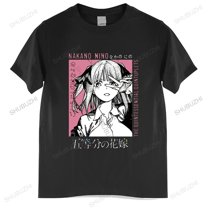 

Anime The Quintessential Quintuplets Print O-neck Tee High Quality Shirts new brand Casual Mens Short T-shirts