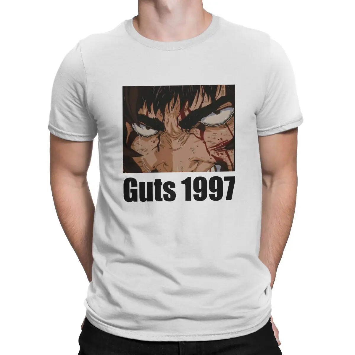 

Berserk Guts Guts 1997 Polyester T Shirt Vintage Gothic Men's Tshirt O-Neck Men Clothing