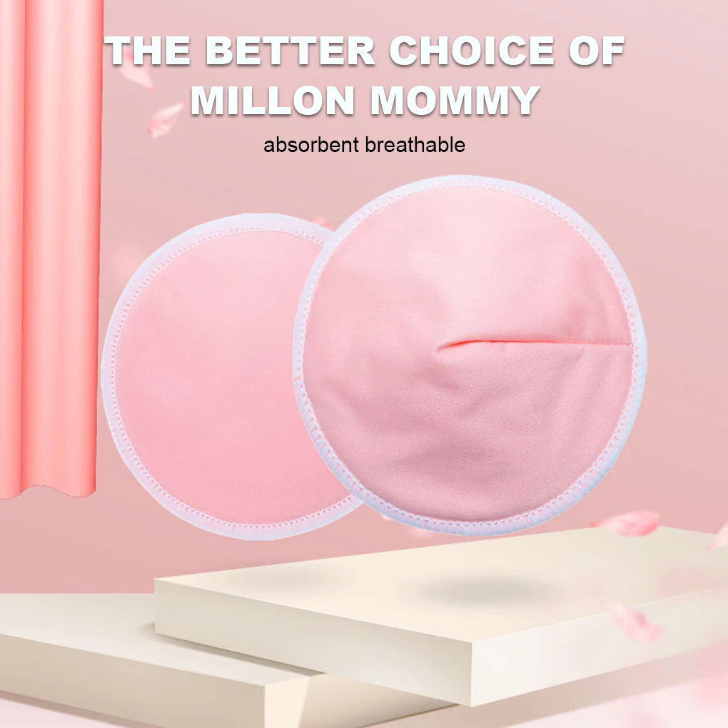 

Pack of 6 Nipple Covers Breastfeeding Bamboo Fiber Underwear Leak-proof Breast Feeding Pads Washable Comfortable Spare