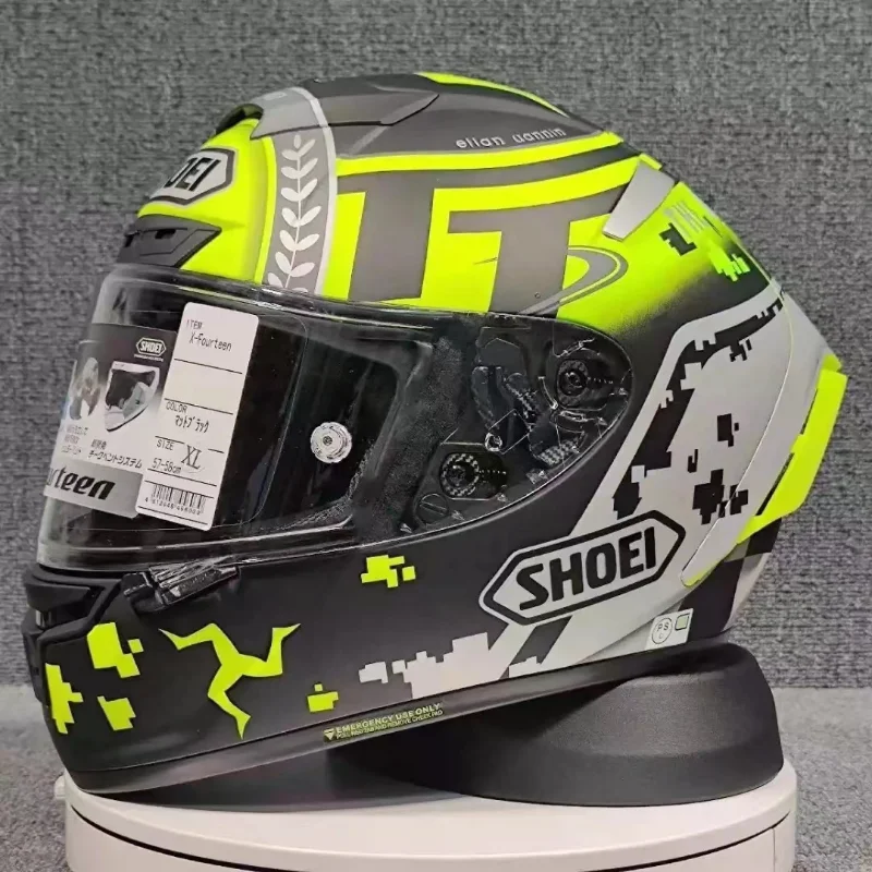 

Мотоциклетный шлем helme на все лицо t X14 с изображением острова Мэн TT X-Sprit 3 Зеленый Мотокросс гоночный мотоциклетный шлем для езды на мотоцикле Casco De Motocicleta