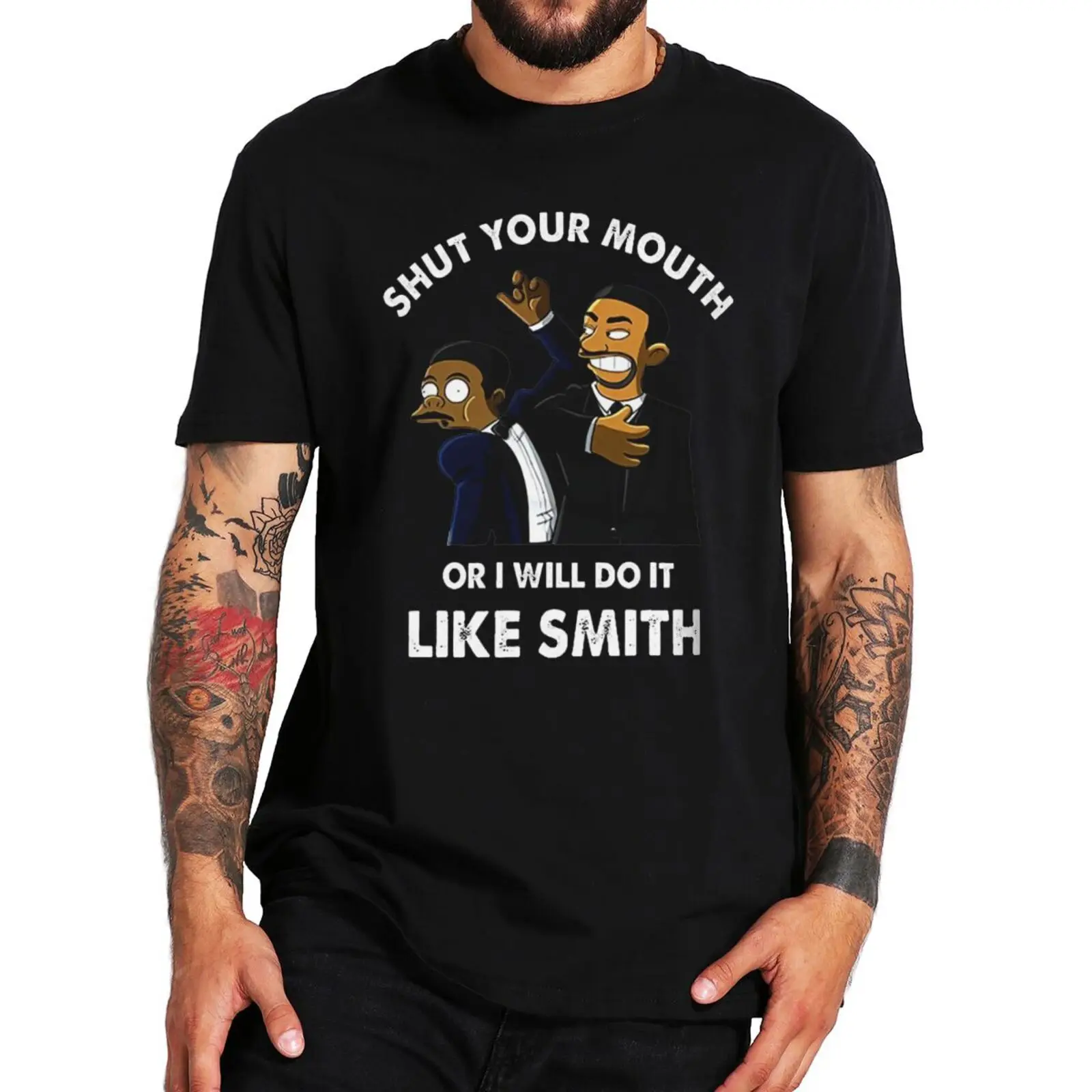 

Shut Your Mouth Or I Will Do It Like T-shirt 2022 Funny Memes Humor Joke T Shirt For Men Casual Cotton Summer Premium Tops