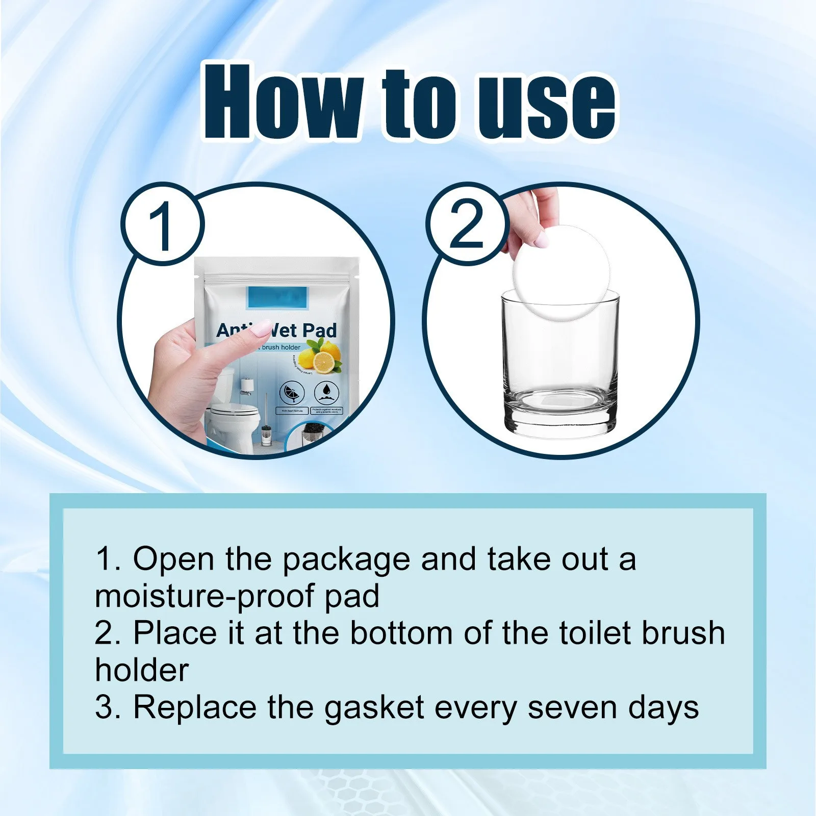 10 шт. Одноразовые Губки U-образной формы для унитаза