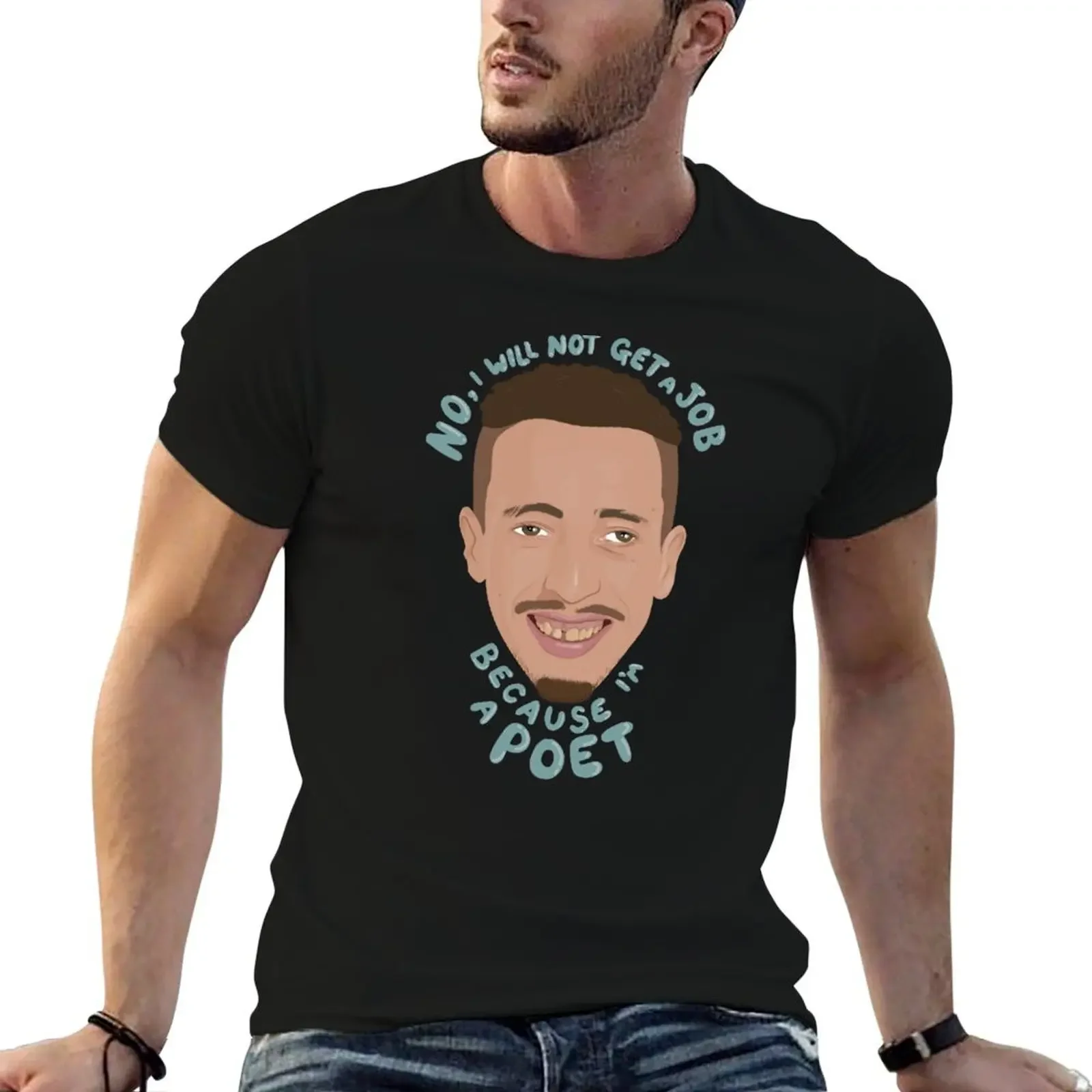Oussama-90 Day Fiance The Other Way - I am a Poet Debbie T-Shirt уличная одежда Футболки больших размеров для