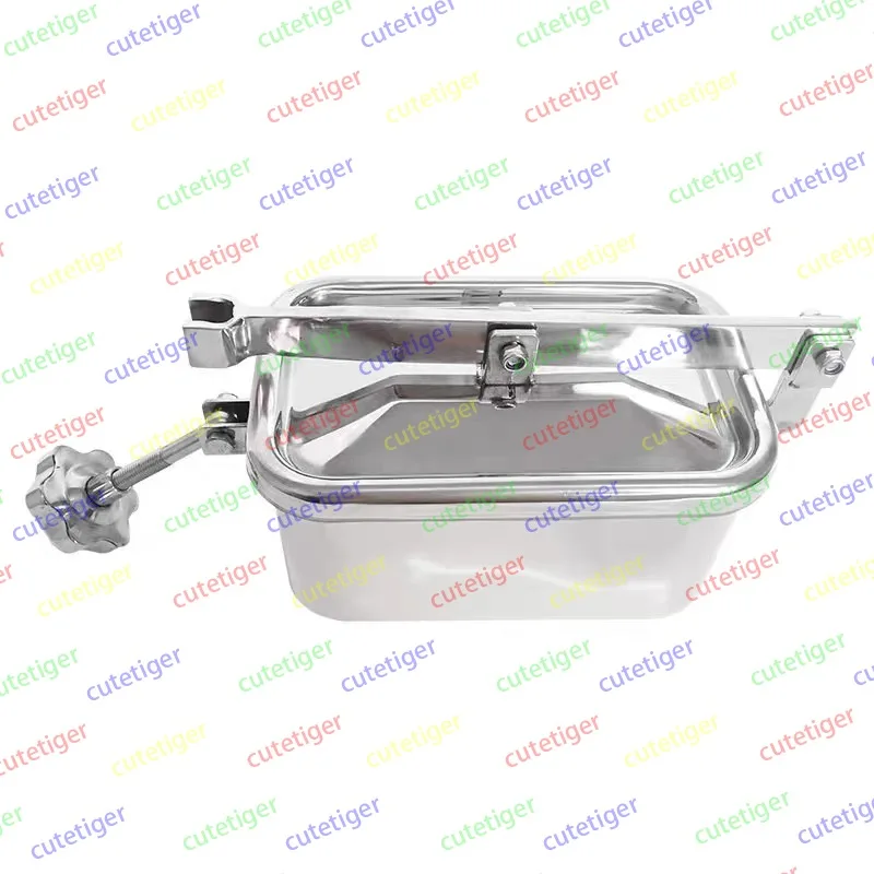 Крышка отверстий нормального давления прямоугольная люка 304/316 из нержавеющей