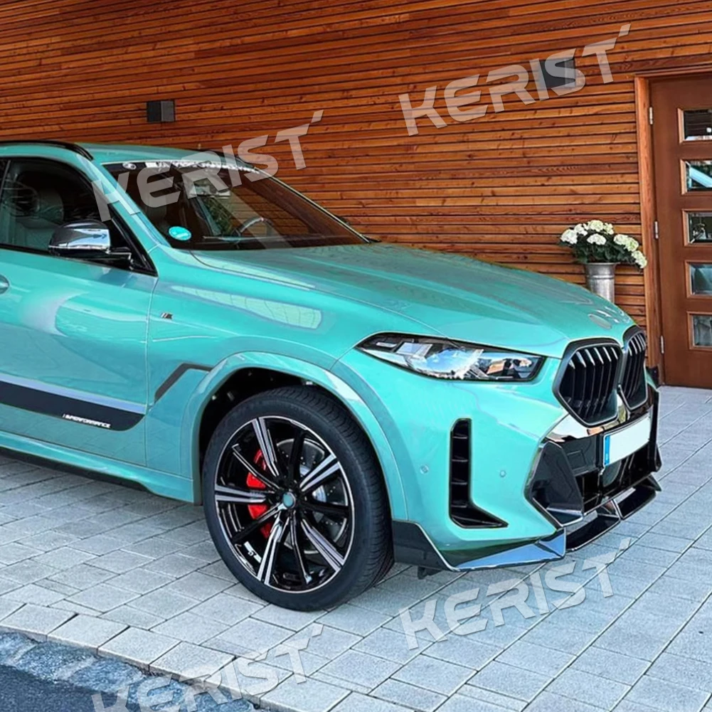 ABS передний спойлер для губ оконное крыло губа BMW X6 G06 M Sport 2023-up Стайлинг автомобиля
