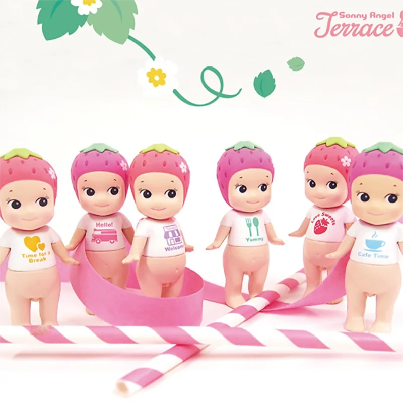 

Sonny Angel глухая коробка клубника, серия кафе, аниме-фигурка, милая сумка, загадочная коробка, кавайная коллекция, сюрприз, игрушка на день рожд...