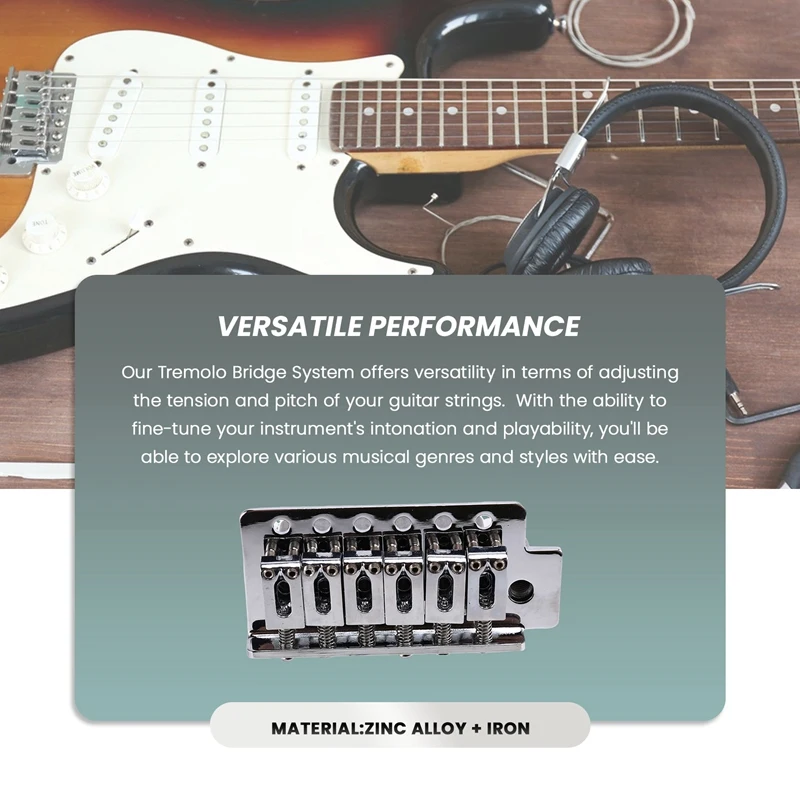 Мостовая система тремоло для Fender Stratocaster SQ ST электрогитара хромированные