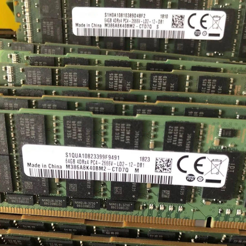 Фото 1 шт. для Samsung RAM M386A8K40BM2-CTD7Q PC4-2666V серверная память быстрая доставка высокое качество 64 ГБ 4DRx4 DDR4 2666 №4