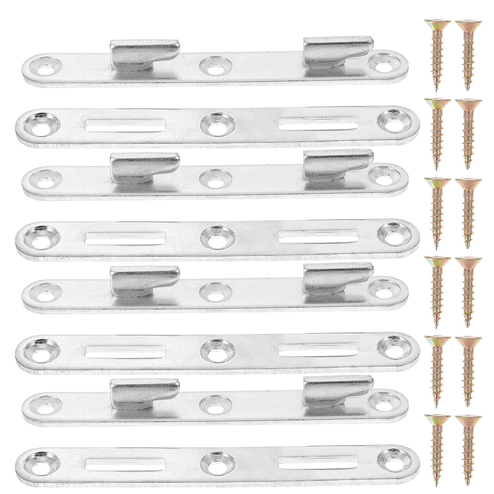 

4 Sets Bed Rail Bracket Replacement Practical Thickened Bed Rail Connecting Fitting Bed Bracket Furniture Bed Hardwares