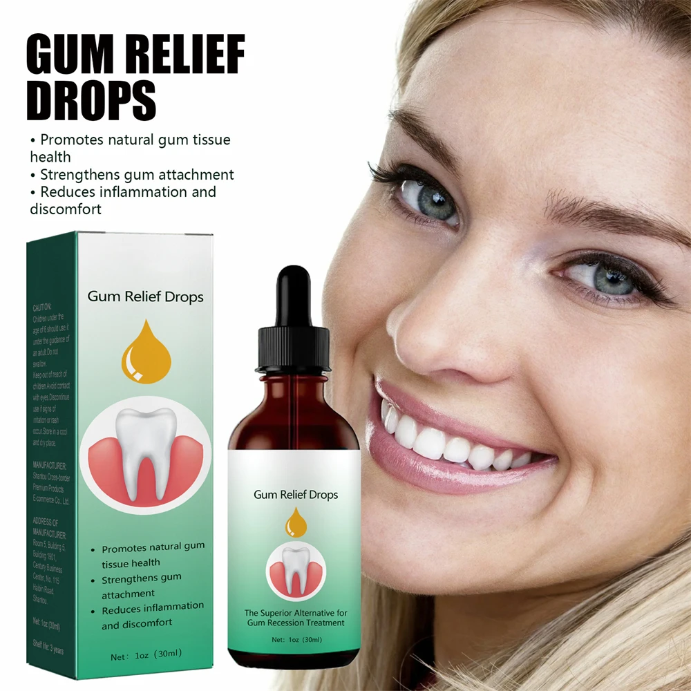 

Gum Repair Mouth Teeth Gum Disease Treatment Toothpaste Drops Relieve Mouth Periodontal Blistering Pain Treatment Antibacteria