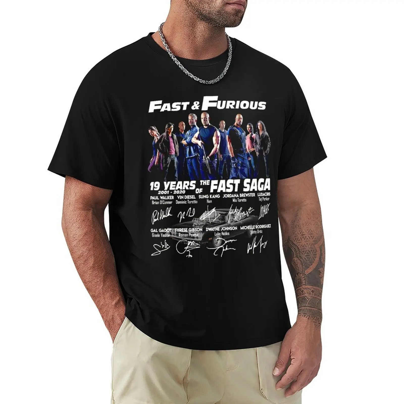 Фото Футболка Charmaine _ Partner Fast-Furious-signatures Thank You for The Memories Tshirt-4500 №1