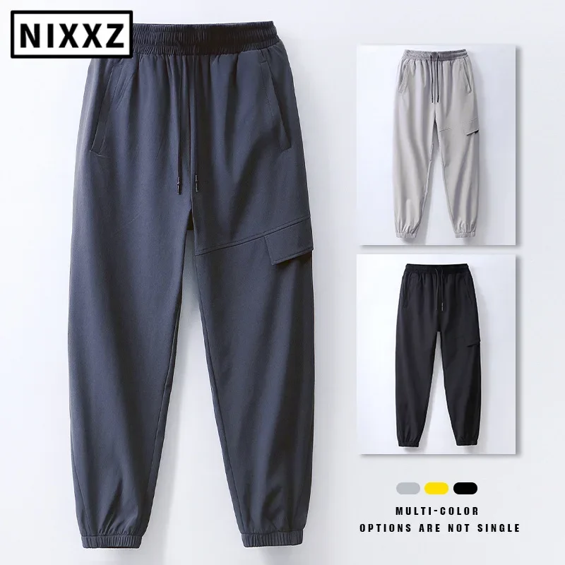 Модные повседневные модные мужские брюки в японском стиле больших размеров