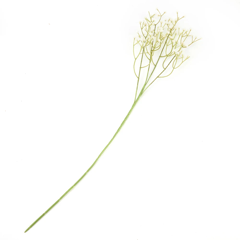 

1 Bunch Artificial Fake Silk Gypsophila Flowers Wedding Home Decoration Silicone Real Touch Decorative Garden Decor