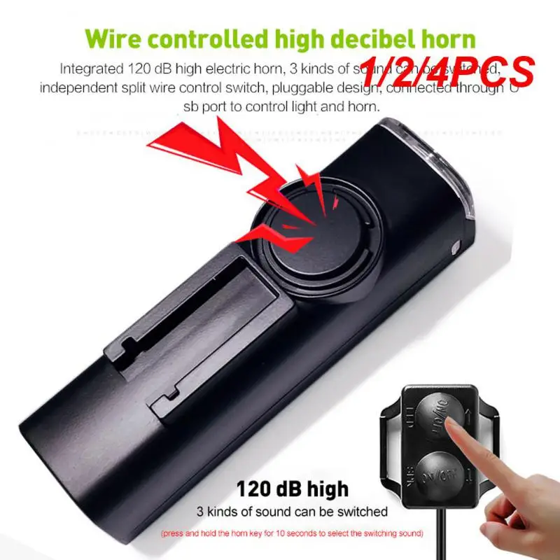 

Велосипедный фонарь для горного велосипеда, 120 дБ, 1/2/4 шт.