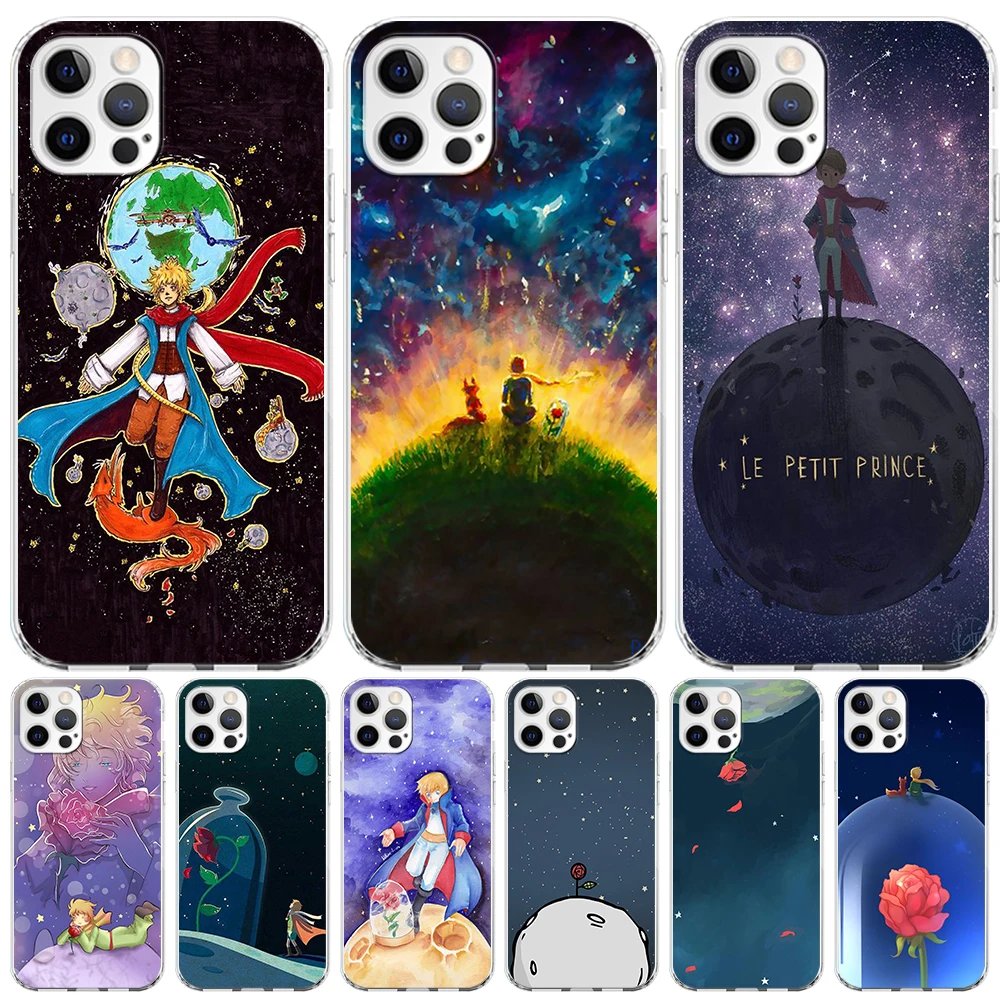 

The Little Prince Fox Case for iPhone 14 Plus 13 12 Mini 11 Pro Max XR XS 7 8 X 6 6s Plus SE 2020 5s 5 Clear TPU Phone Cover
