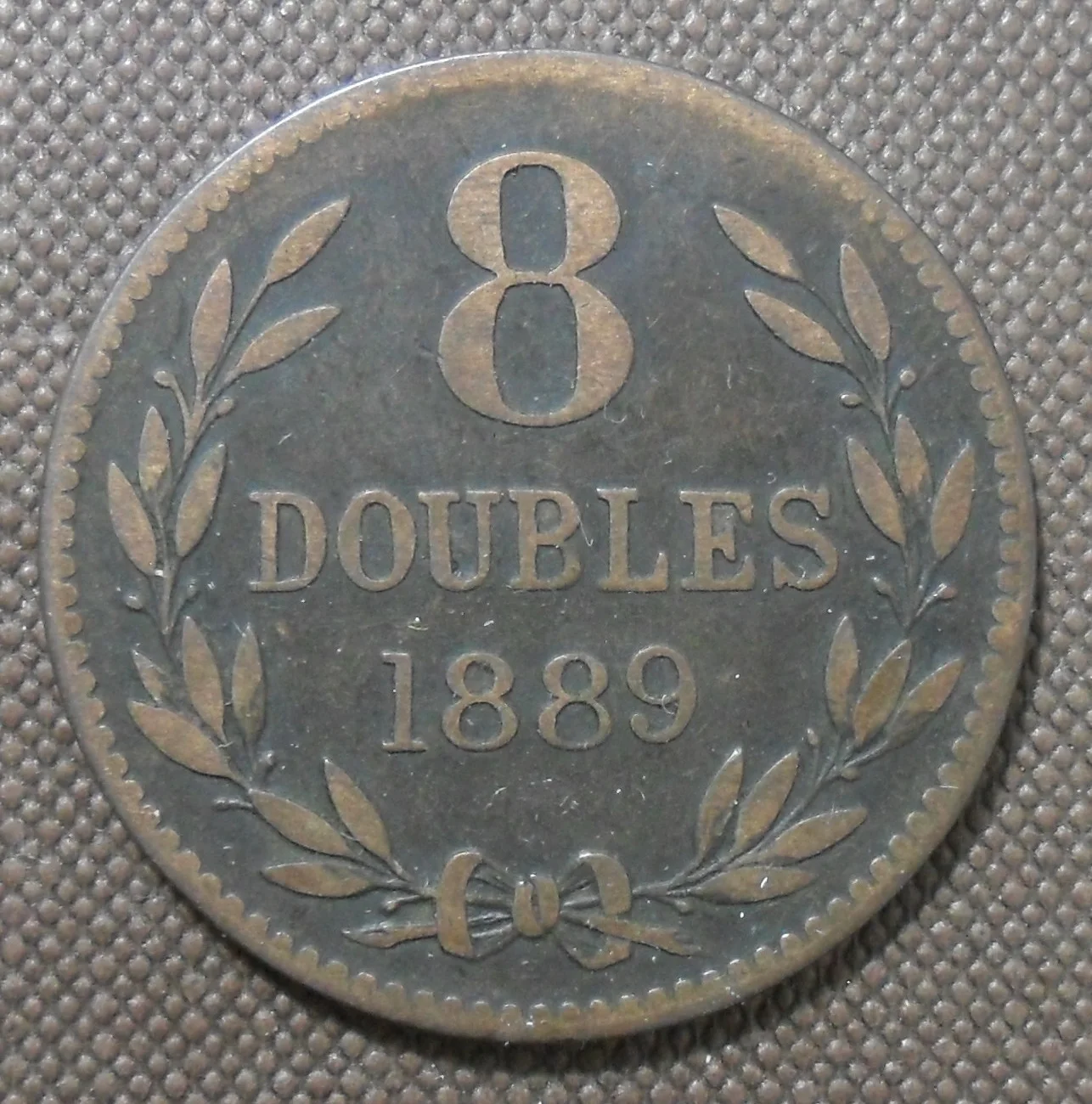 

British Guernsey 1889 Daub Coins