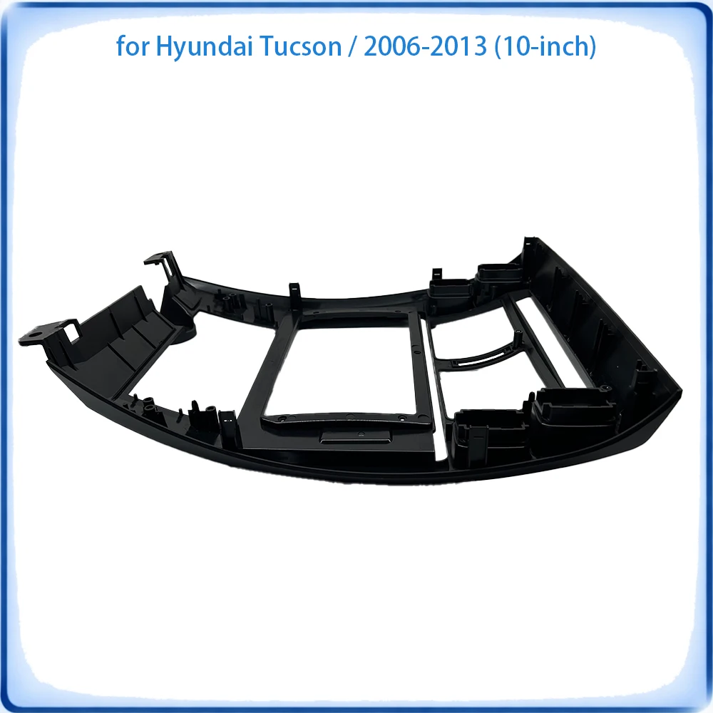 Фото Рамка для автомагнитолы Hyundai Tucson 2006-2013, 10 дюймов, с проводкой и кабелем питания, аксессуары для авто, Plug & Play №5