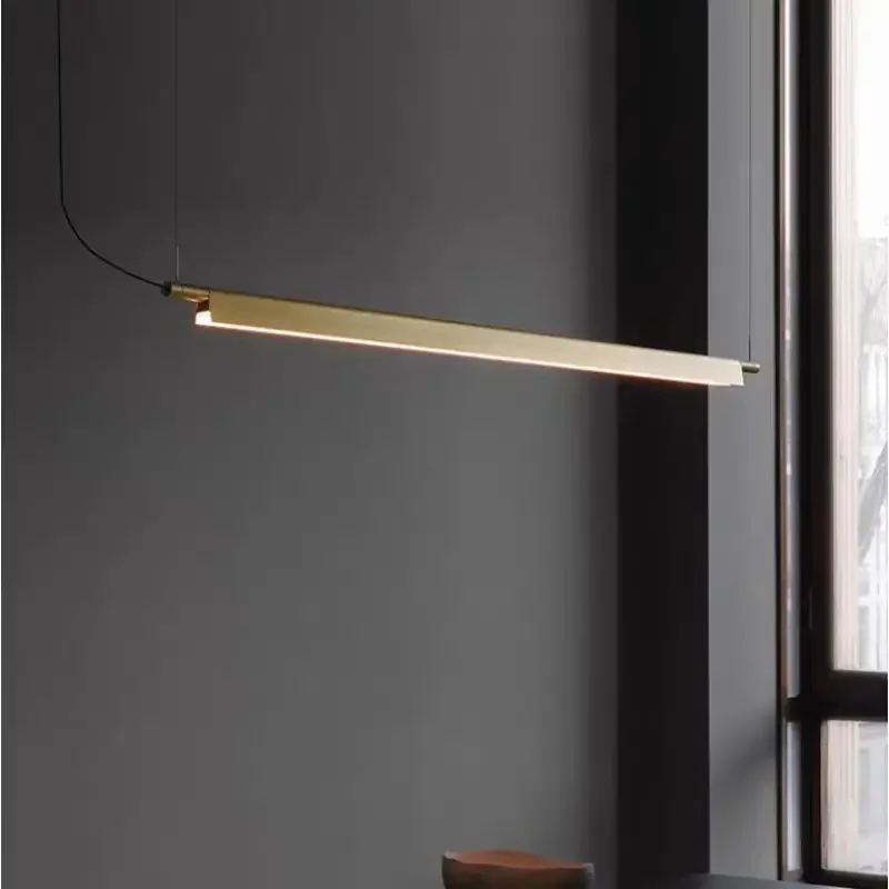 Современная Минималистичная стойка для ресторана и бара Длинная подвеска