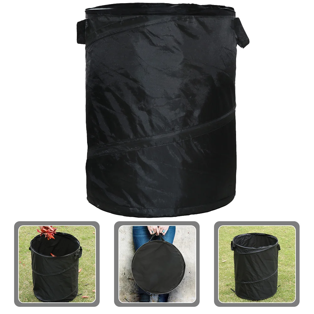 

Trash Can Car Garbage Bin Wastebucket Vehicle Auto Folding Hanging Collapsible Basket Mounted Home Accessories Interior Leaf