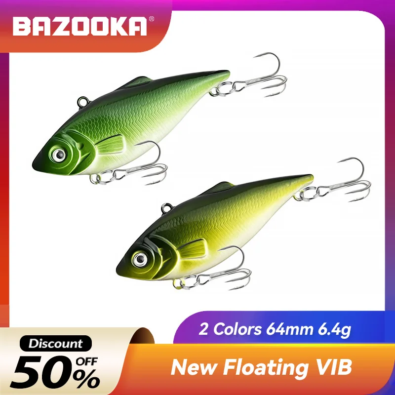 BAZOOKA 6 4 г 64 мм Рыболовная приманка Swimbait Карп Окунь Щука Приманки Медленный джиг VIB