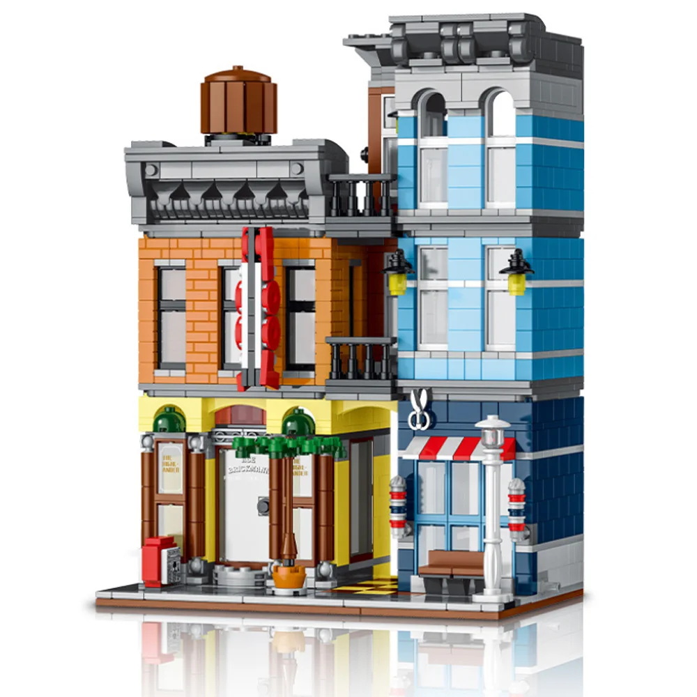 

1178 шт. детективное агентство, совместимое с уличным просмотром, магазин зданий, книжный магазин, парижский ресторан, игрушки для детей, подарки