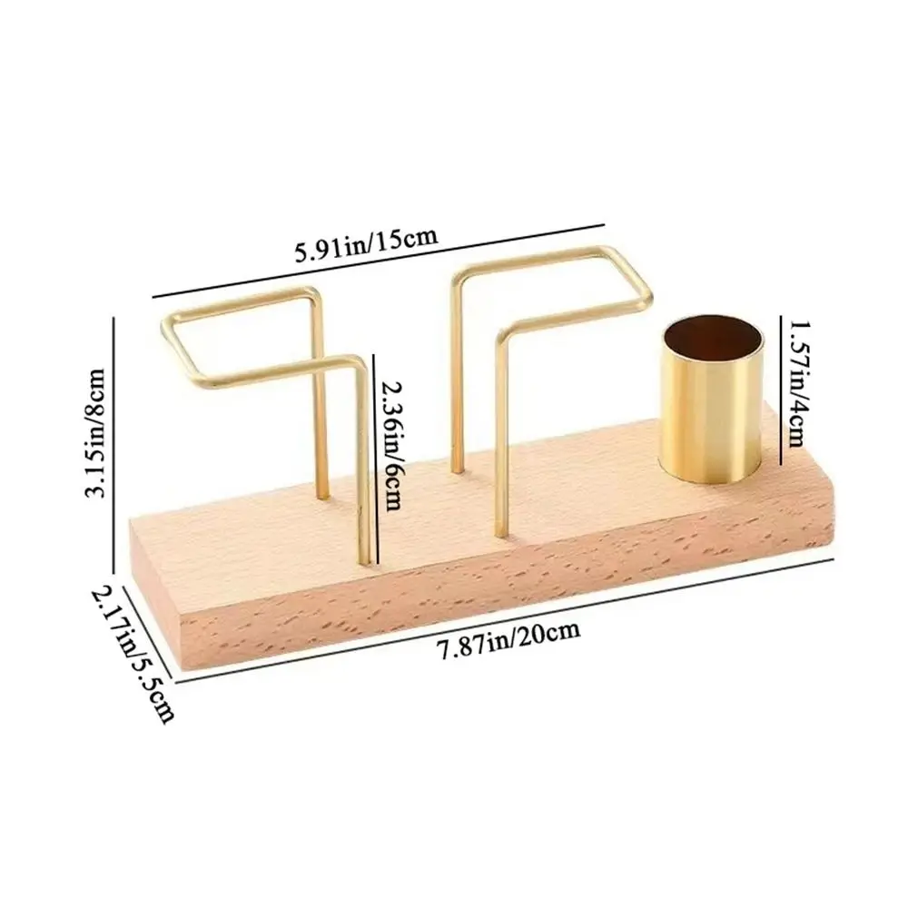 

Золотой металлический держатель для салфеток