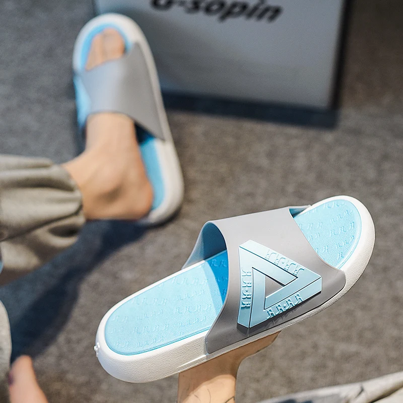 Home Thick Bottom Women Slippers Bathroom  Sandals Leisure Indoor Slides Non Slip Trend Designer Summer Beach Platform Slippers