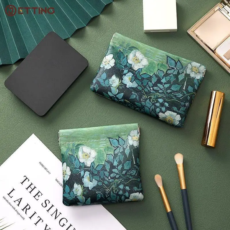 

Mini Bag Storage Ins PU Wires Earphone Storage Bag Leather Cosmetics Lipsticks Holder Case Portable Wire Jewelry Organizer Pouch