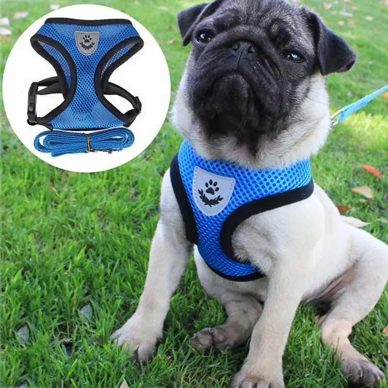 

Cat Harness Escape Proof Breathable Cat Harness and Leash for Walking Outdoor Easy Control Pet Dog Cat Leash Reflective Harness