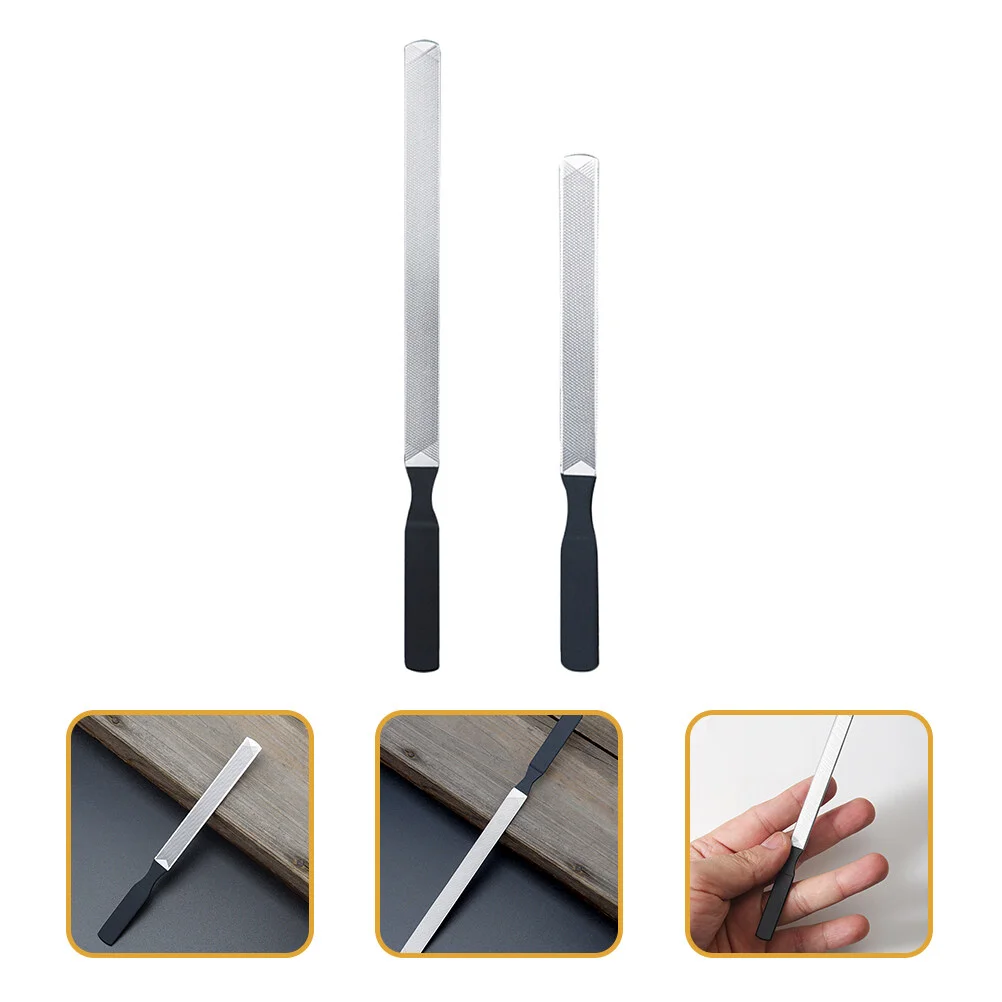 

Stainless Steel Nail File Trimmer Tools Files For Natural Nails Gel Nail Polishes Metal