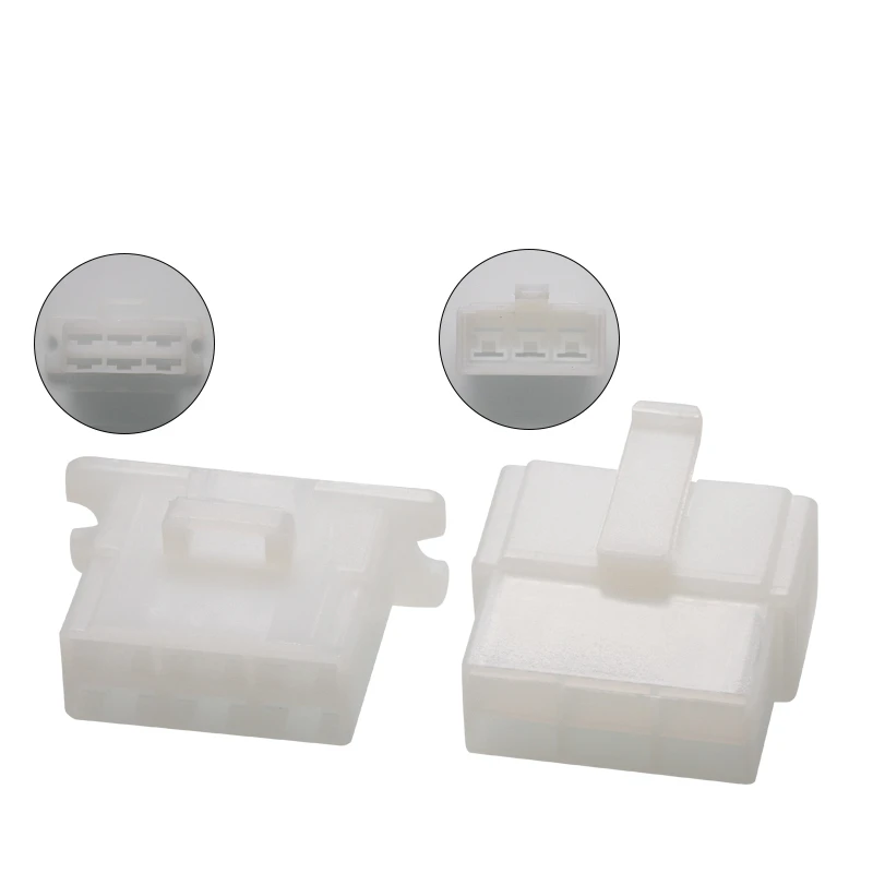 

2 Sets 6 Pin Automotive Socket Electrical Wiring Cable Connector Female Male 6.3MM Plug 6120-2063 6110-4563