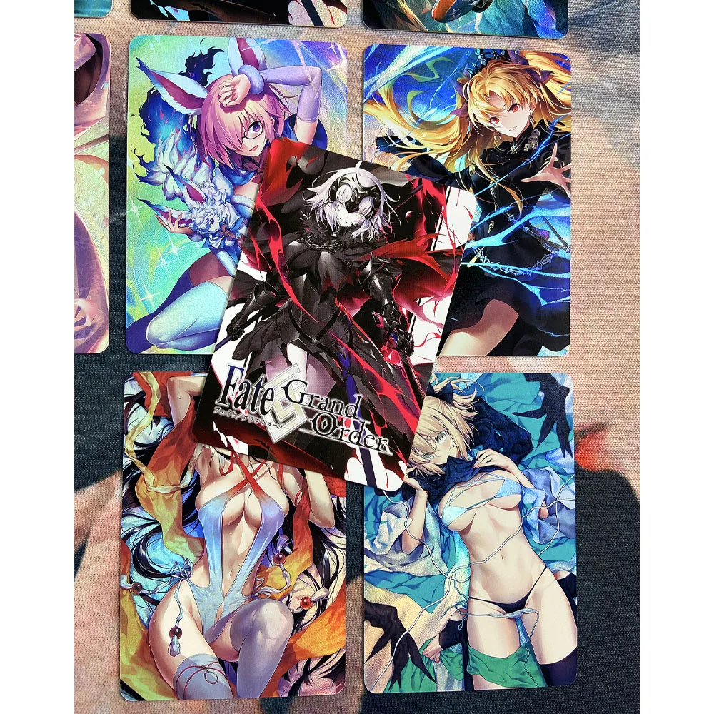 9 шт./компл. Fate/grand заказ флэш-карты ACG сексуальные кавайные Аниме Девушки FGO игры